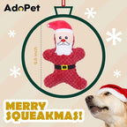 Santa Claus Squeaky Dog Toy – Soft Christmas Plush Pet Toy with Built-in Squeaker for Small and Medium Dogs, Holiday Fetch & Interactive Play - Image 2