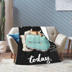 Sleepy Toaster Blanket Throw Gift for Girls Women 60"X50" - Image 2