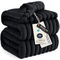 Bedsure Soft King Size Blankets for Bed Black 108"x90" by BEDSURE