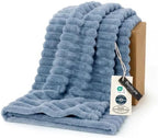 Bedsure Soft Blue Throw Blanket for Couch Decor Gifts 50"x70" by BEDSURE