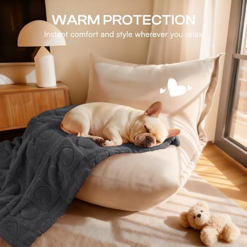 Luciphia 2 Pack Small Dog Blanket, Cozy Fleece Throw for Puppy Cat,41"x31" - Image 5