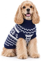 Dog Sweater for Medium Dogs Girl Boy Winter, Dog Clothes, Blue, XL by Retreon-DogClothingCollection