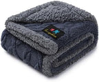 Luciphia Waterproof Dog Blanket, Reversible Sherpa Fleece for Couch Cover by luciphia