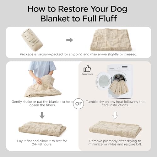 Bedsure Ultra Soft Dog Blankets for Medium Dogs Cats 300GSM Fleece,30x40" - Image 5