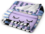 Sleepy Laundry Basket Blanket Throw Gift for Girls Women 80"X60" - Image 5