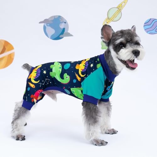 XPUDAC 4 Pack Dog Pajamas for Small Dogs Boy Puppy Pjs Onesies Clothes, XXS - Image 2