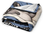 Sleepy Raccoon Blanket Throw Gift for Girls Women 50"X40" - Image 5