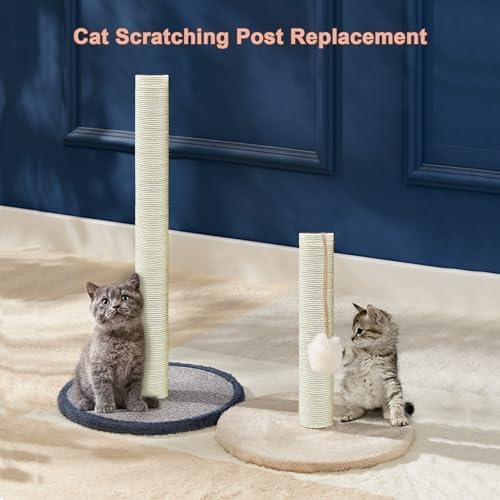 Cat Scratching Post Replacement, 2PCS 11.8in M8 Cat Tree Replacement Pole - Image 6