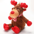 Christmas Dog Toys, Squeaky Dog Toys with Crinkle Paper, Plush Reindeer Toys, Interactive Stuffed Chew Toys, Gifts for Puppy, Small, Medium, Large Dogs by Unknown