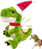 Christmas Plush Dog Squeaky Toys, Xmas Interactive Tough Chew Toys by CIIVURR