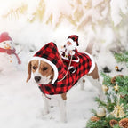 BWOGUE Santa Dog Costume, Dog Christmas Outfit, Santa Riding Clothes, S - Image 2