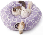 Lesure Donut Cute Jacquard Large Cat Tunnel Bed Kitten Toys for Dog Bunny - Image 7