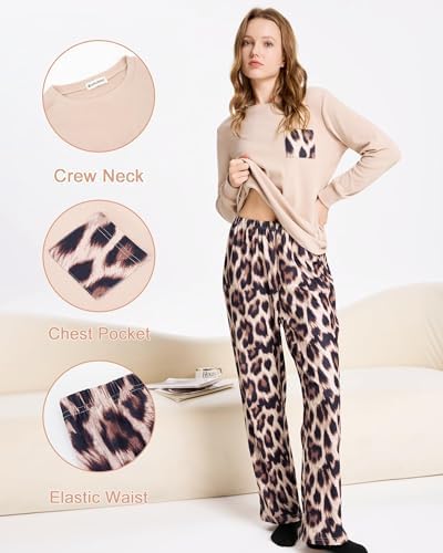 XPUDAC Matching Dog and Owner Pajamas for Women Sleepwear Pjs, XLarge - Image 3