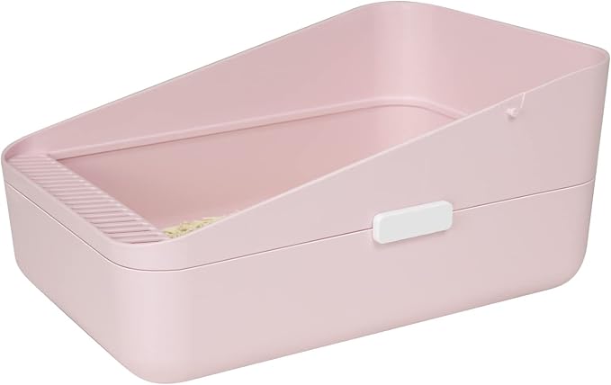 Sfozstra Small Cat Litter Box: Removable Tray for Cats Under 8 lbs | Kitten Friendly / Low Entry Access / Easy Cleaning / Compact Space Saving / Indoor Apartment Use