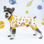 XPUDAC 4 Pack Dog Pajamas Soft Puppy Onesies Pet Clothes for Small Dogs, M - Image 4
