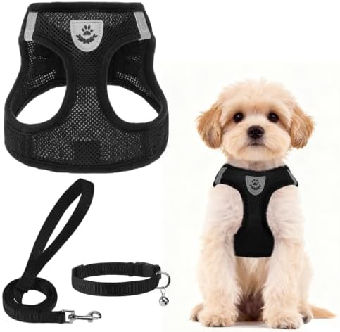 PUPTECK Dog Harness, Collar and Leash Set No Pull for Small Medium Sized by PUPTECK