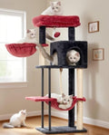 Gitelsnour Cat Tree, 43.3'' Cat Tower with Hammock for KittensGCT004SBR by Gitelnour