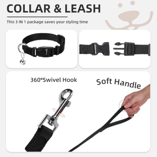 PUPTECK Dog Harness, Collar and Leash Set No Pull for Small Medium Sized - Image 4