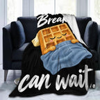 Sleepy Waffle Blanket Throw Gift for Girls Women 80"X60" by Unknown