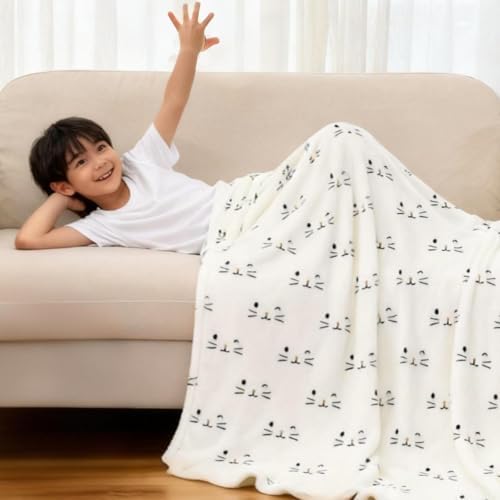 Ultra Soft Cat Throw Blanket for Kids - 50x60 Inches - Image 2