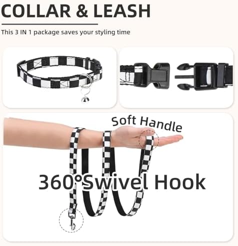 PUPTECK Dog Harness, Collar and Leash Set No Pull for Small Medium Sized - Image 4