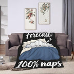 Sleepy Cloud Blanket Throw Gift for Girls Women 50"X40" - Image 3