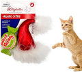 Huxley & Kent Plush Cat Toy - Holiday Interactive Catnip Toy for Cats & Kittens - Soft with Crinkle & Catnip - Fun Indoor Play - Santa Hat & Sweet Thing Candy 2pk by HuxleyKent