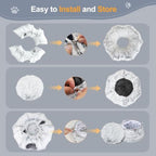 Cat Tunnel Bed for Indoor Cats, Zipper-Style Warm Soft Cat Donut Tunnel Toy - Image 5