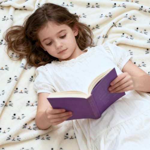 Ultra Soft Cat Throw Blanket for Kids - 50x60 Inches - Image 5