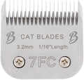 Detachable A Series 7f Blades for Cat Grooming Full Tooth Cuts Length 1/16" - 3.2mm Japanese High Carbon Stainless Steel Cat Grooming Supplies | Compatible A5 Series(7F Cat)