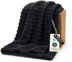 Bedsure Soft Black Throw Blanket for Couch Decor Gifts 50"x70" by BEDSURE