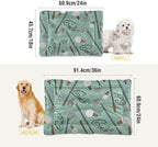 Dog Bed Mat Golf Cartoon Washable Anti-Slip Bottom Comfy Kennel Pad Cat Crate Pet Pad 18 x 24 Inches - Image 2
