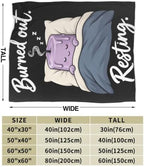 Sleepy Candle Blanket Throw Gift for Girls Women 80"X60" - Image 7