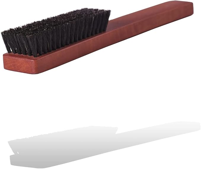 Pet Hair Brush for Clothes & Suits – Fabric Brush to Remove Dog & Cat Hair, Lint and Dandruff – Safe for Wool and Delicate Fabrics – Wooden Handle – Made in Germany