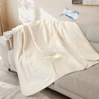 LOOBANI Waterproof Dog Blanket for Couch, Soft Couch Cover 50" x 60" Beige by LOOBANI