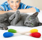 Glaciart One XXL Swabs Cat Toys with Catnip - 2 Pk | Durable for Chew, Cute Cat Toys Interactive Kitty for Boredom, Exercise, & Play | Filled w/Organic Catnip for Anxiety & as Digestive Aid - Image 4