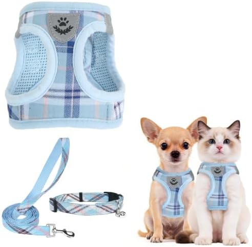 PUPTECK Dog Harness, Collar and Leash Set No Pull for Small Medium Sized by PUPTECK
