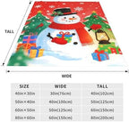 Xmas Snowman Blankets, Snowflake Christmas Tree Lightweight Anti Pilling Flannel Blanket, 50X60 in Soft Throw Blanket for Bed Couch Chair Living Bedroom Winter Decor - Image 7