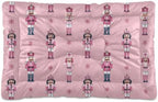 Christmas Nutcrackers Pinks Dog Bed Mat 18"x24" by Mazeann