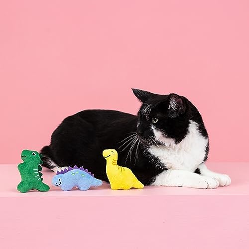 Fringe Studio Plush Cat Toy Set, Rawr-Some Crew, Mini 3 Piece Set, Approx. 3" x 3.5",Pet Shop Collection (904036) - Image 4