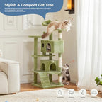 54 in Cat Tree Tower with Natural Sisal Scratching Post - Image 2