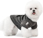 Koneseve Dog Hoodie Fleece Puppy Clothes Warm Sweater with Hat for Small Dogs Cat Hooded Shirt Kitten Pet Basic Hoodies Sweatshirt with Pocket Doggie Soft Winter Coat Apparel (Grey XL) - Image 5