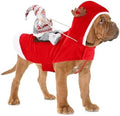 BWOGUE Santa Dog Costume, Dog Christmas Outfit, Riding Pet Costume, Size M by BWOGUEPetHome