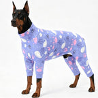 Dog Pajamas for Medium Large Dogs, Soft Stretch Four Legged Dog Onesie, Cute Printed Dog Jammies, Cozy Full Body Dog Sleepwear Clothes for Indoor Sleeping by WelcometothePAWPRINTPAL