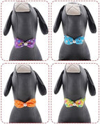 PET SHOW 50 Pack Paw Small Dog Collar Bow Ties Bulk Puppy Cats Adjustable Bowties for Medium Dogs Bowknots Holiday Party Ties Pet Grooming Accessories Assorted Randomly - Image 4