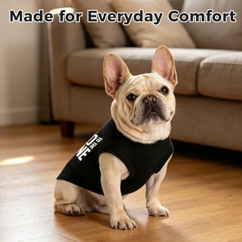 BINGPET Bad to The Bone Dog Shirt, Soft Cotton T-Shirt, Halloween Costumes - Image 6