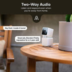 WYZE Cam Pan v3 Indoor/Outdoor IP65 1080P 360° Pan/Tilt/Zoom WiFi Smart Home Security Camera, Motion Tracking for Baby/Pet, Color Night Vision, Works with Alexa & Google Assistant