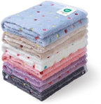 Luciphia 1 Pack 6 Dog Blankets Cat Soft Fluffy Fleece Pet Blanket Warm Cute Print Design Puppy Kitten Doggy Dot Medium(30"x20") by luciphia
