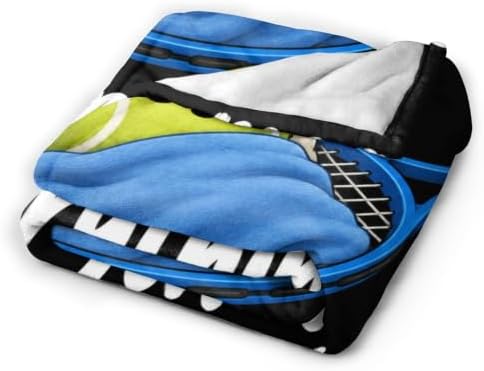 Sleepy Tennis Blanket Throw Gift for Girls Women 80"X60" - Image 5