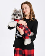 XPUDAC Christmas Matching Dog and Owner Pajamas for Women Sleepwear, 2XL - Image 2